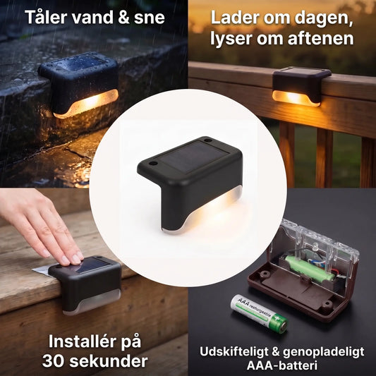 Soldrevet udendørslampe