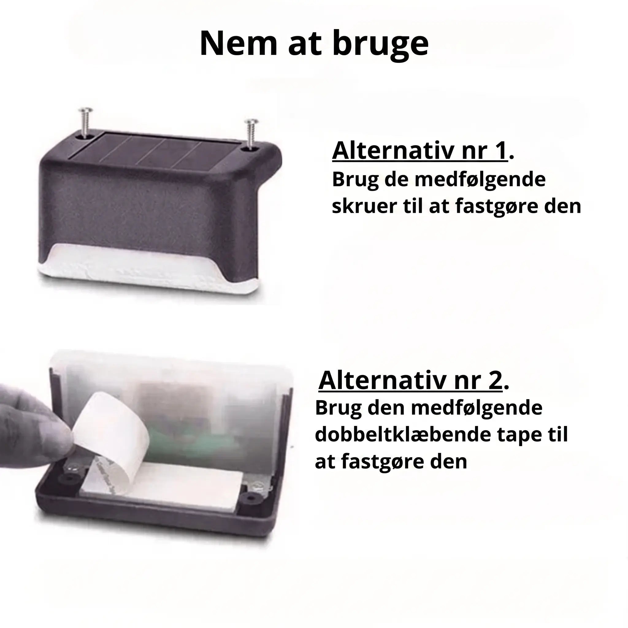 Soldrevet udendørslampe